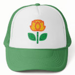 Retro 70s Flower Caps hats