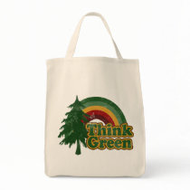 Retro 70s Rainbow, Think Green