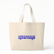 Retro 80s Awesome! Blue Bag