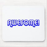 Retro 80s Awesome! Blue Mouse Pads