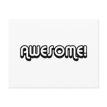 Retro 80s Awesome! Design Postcard
