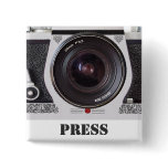 Retro 80s Camera Effect Media and Press Badge