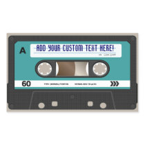 Retro 80s Cassette Tape Personalised Sticker