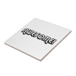 Retro 80s Era Awesome Slang Ceramic Tiles