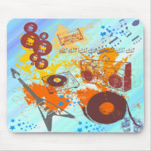 Retro 80's Music Mouse Mats