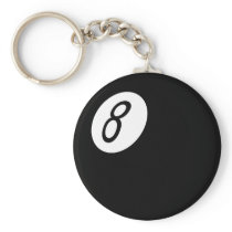 Retro 8-Ball Keychain