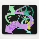 RETRO ABSTRACT mousepads