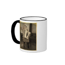 Retro Accordion Girl Coffee Mugs