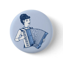 Retro Accordion Lady Pin