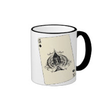 Retro Ace of Spades Coffee Mugs