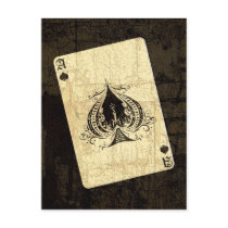 Retro Ace of Spades Postcards