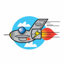 retro aeroplane jet acrylic cut out