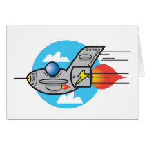 retro aeroplane jet cards