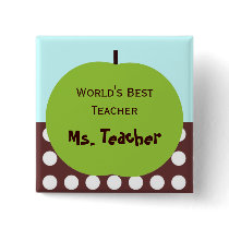 Retro Apple Persoanlized Teacher Gifts