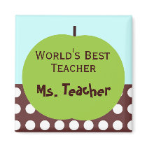 Retro Apple Persoanlized Teacher Gifts