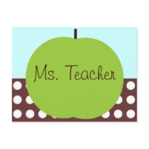 Retro Apple Persoanlized Teacher Gifts