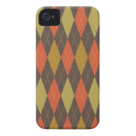 Retro Argyle Trendy Multi Case-Mate iPhone 4 Case