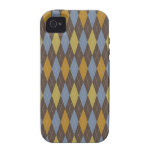 Retro Argyle Trendy Multi Case-Mate iPhone 4 Case