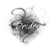 Retro Atomic Bride - Black & White