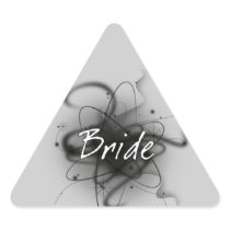 Retro Atomic Bride - Black & White