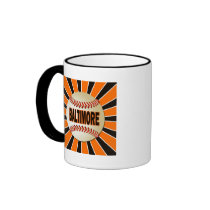 RETRO BALTIMORE BASEBALL MUG
