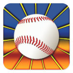 Retro Baseball Sticker