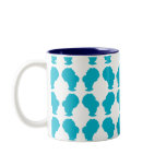 Retro BeeHive Silhouette mugs