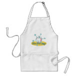 Retro Bichon Frise Lounge aprons