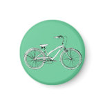 retro bicycle magnets