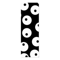Retro black and white circle design. business cards