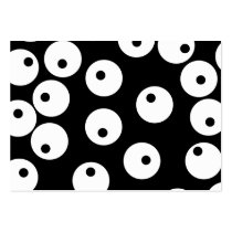 Retro black and white circle design. business card templates