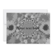 Retro black and white tie dyed pattern