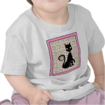 Retro Black Cat Tees
