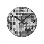 Retro Black & White Geometric Pattern