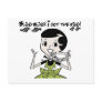 Retro Bling Ring Postcard