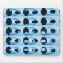 retro blue metal mouse pads