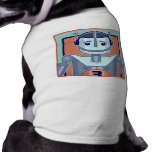 Retro Blue Robot Kids pet clothing