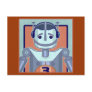 Retro Blue Robot Kids