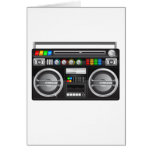 retro boombox ghetto blaster graphic cards
