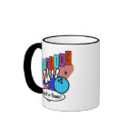 retro bowl-a-rama sign, retro bowl-a-rama sign coffee mug