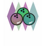 retro bowling balls design t-shirts