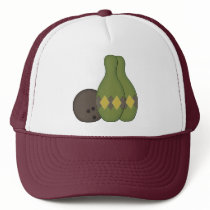 Retro Bowling Set Mesh Hat