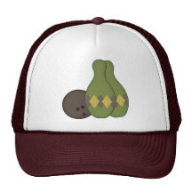 Retro Bowling Set Mesh Hat