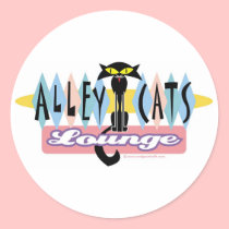 Retro Bowling Sign Sticker stickers