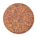 Retro Brown Confetti Speckled magnets