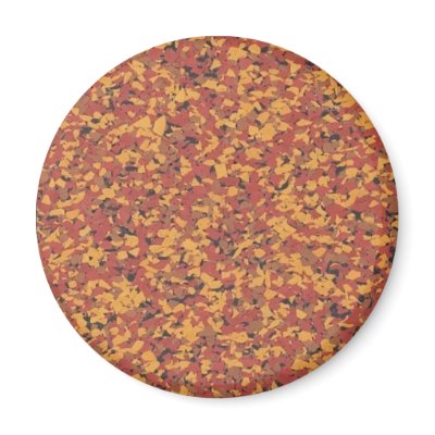 Retro Brown Confetti Speckled Refrigerator Magnet by JuJuGarden