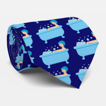 Retro Bubble Bath Girl
