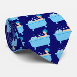 Retro Bubble Bath Girl ties