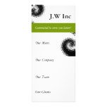 Retro Business rack Cards green