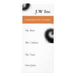 Retro Business rack Cards orange
